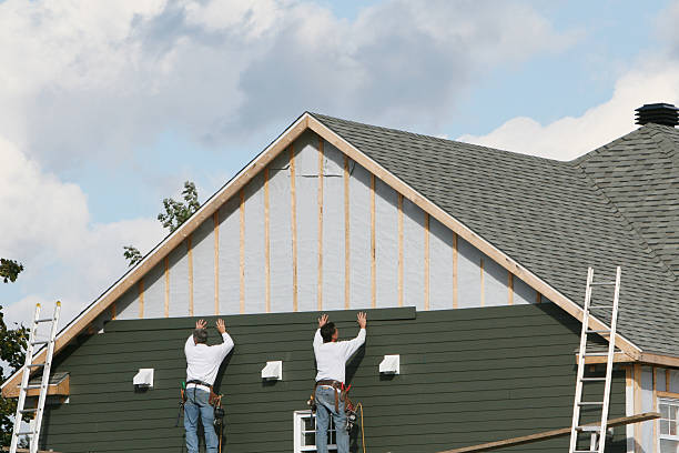 Professional Wood Siding technician working in Cambridge City, IN